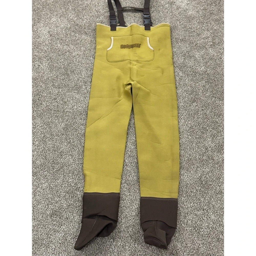 Hodgman Lakestream Chest Waders Bootfoot Fishing Mens XL Green Neoprene Long